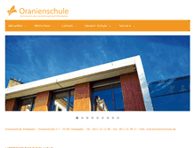 Tablet Screenshot of oranienschule.de